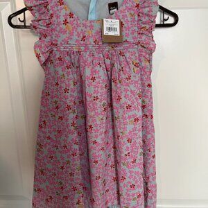 Tea 3T Girl's Cotton Floral Dress NWT Sleeveless